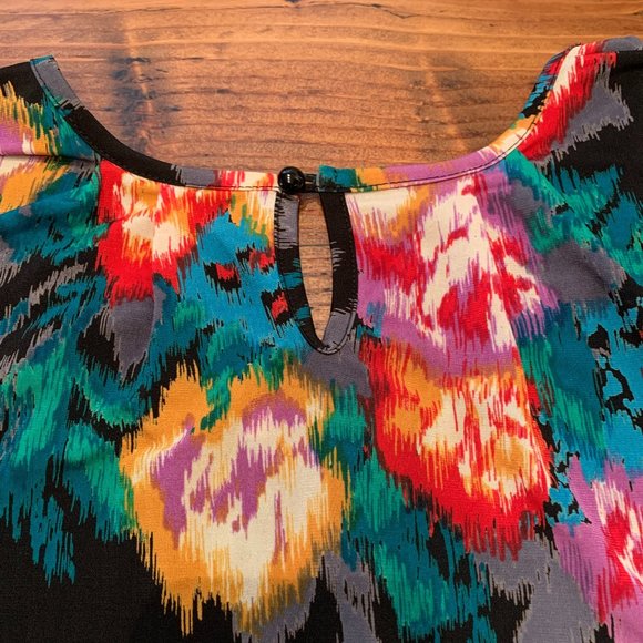 Aritzia Abstract Floral Print Mini Dress - Picture 6 of 11
